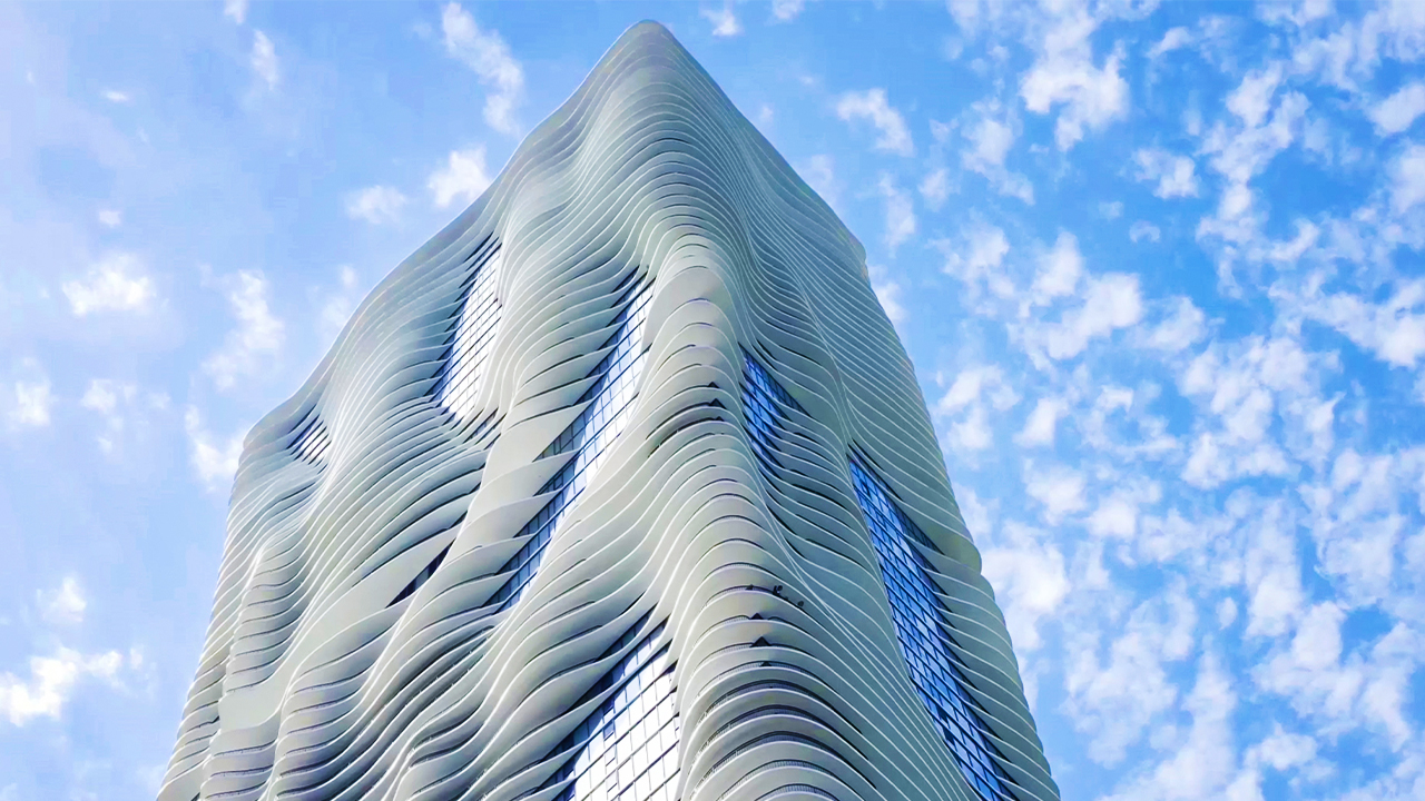 Aqua Tower by Jeanne Gang, that blend nature and city.