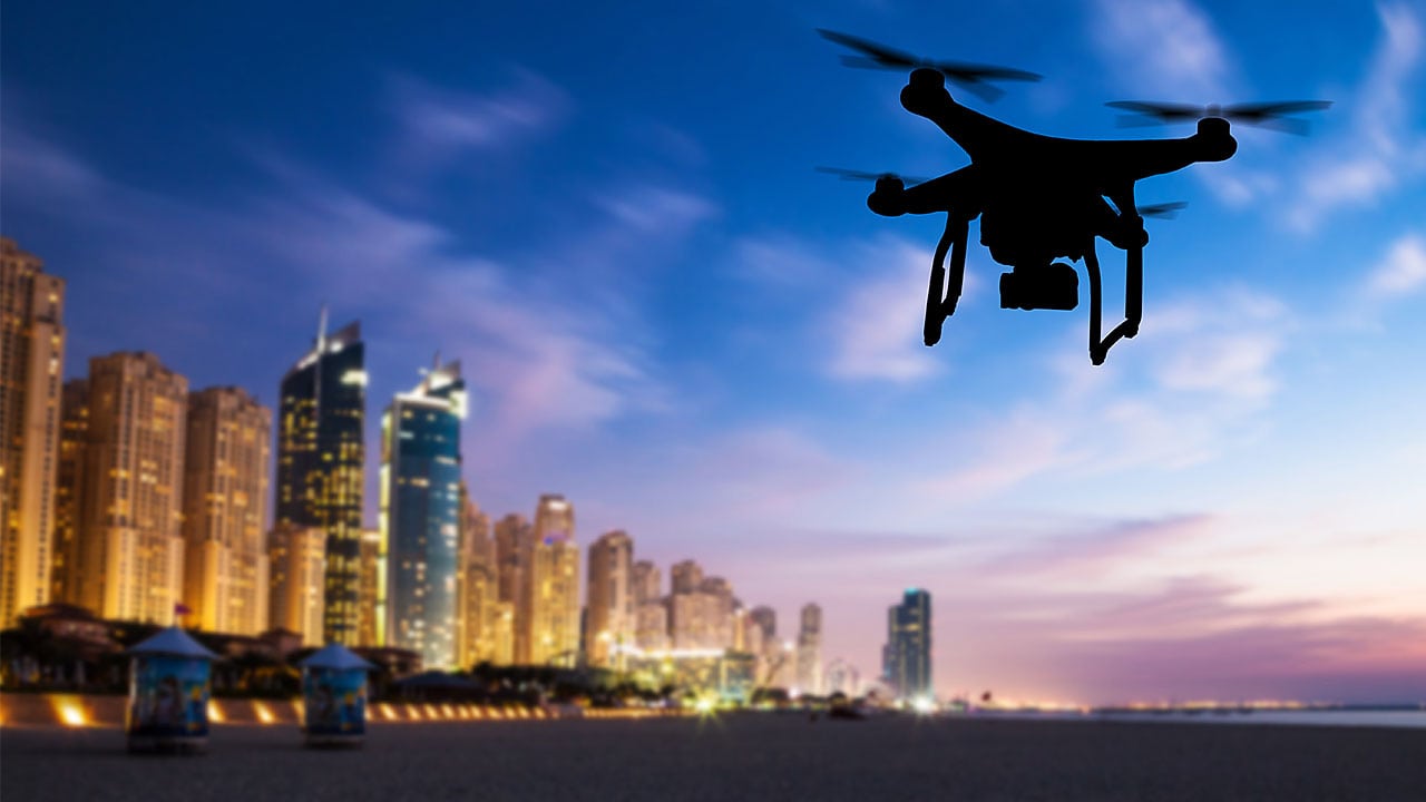 Drones can be flown around buildings to ensure they match their digital model