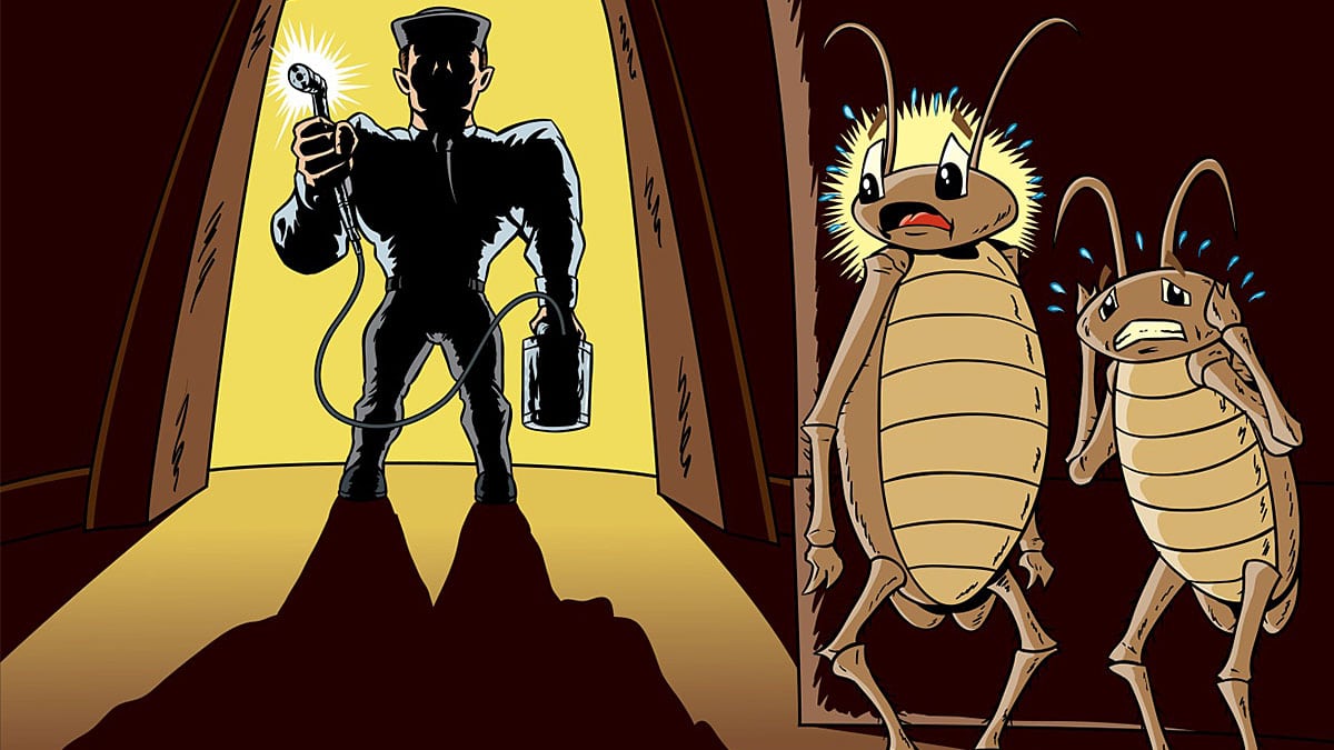 Robot Terminator: The Mechanically Engineered Cockroach Killer