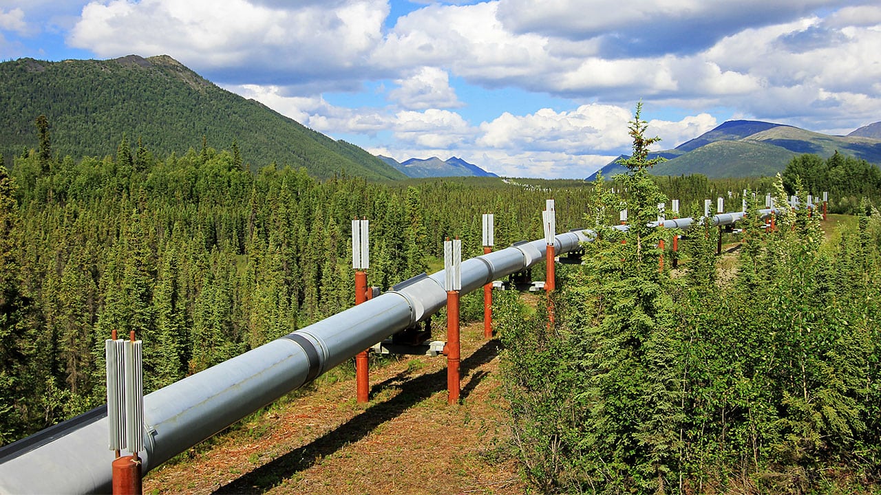 Right-of-ways can often be distinguished by corridors of cleared land and various markers