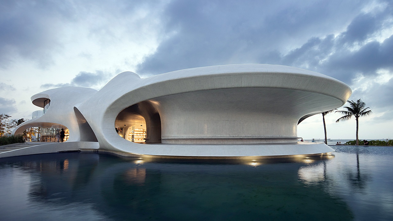 The Wormhole Library in Hainan, China is one of the most popular architectural designs this year.